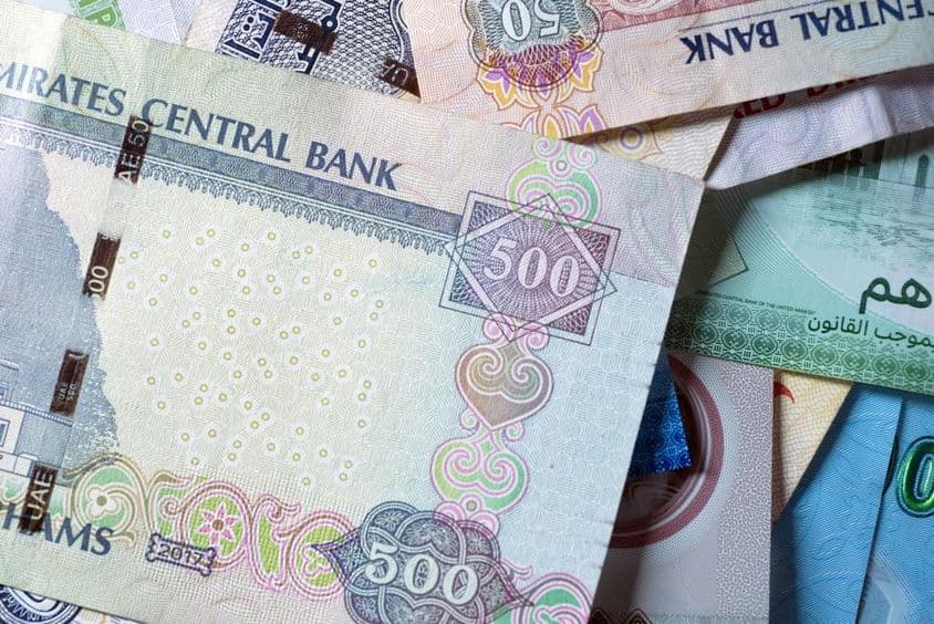 यूएई 500 दिरहम बैंक नोट