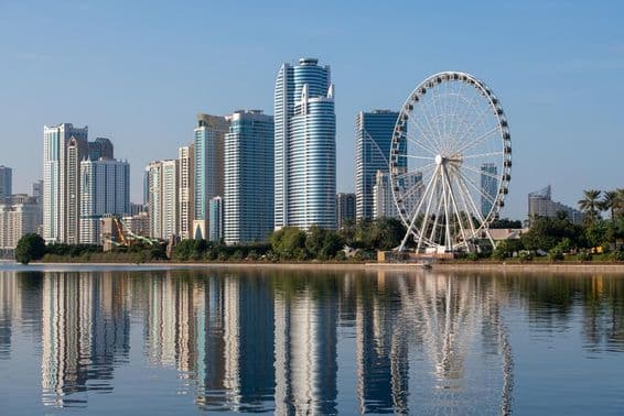 शारजाह का दृश्य