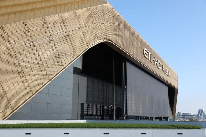 अबू धाबी एतिहाद एरेना।