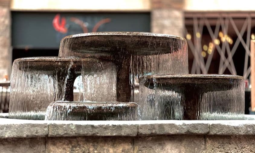 दुबई जमी हुई फव्वारा।