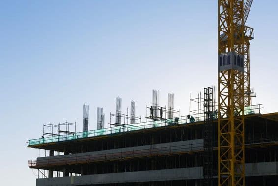 संयुक्त अरब अमीरात में रिहायशी भवन निर्माण।