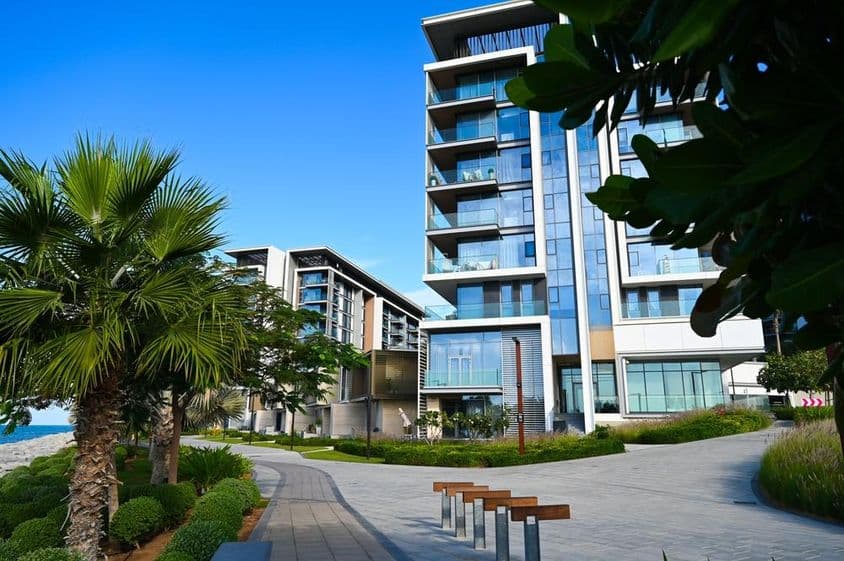 ब्लूवाटर्स आइलैंड पर दुबई निवासी समुदाय।