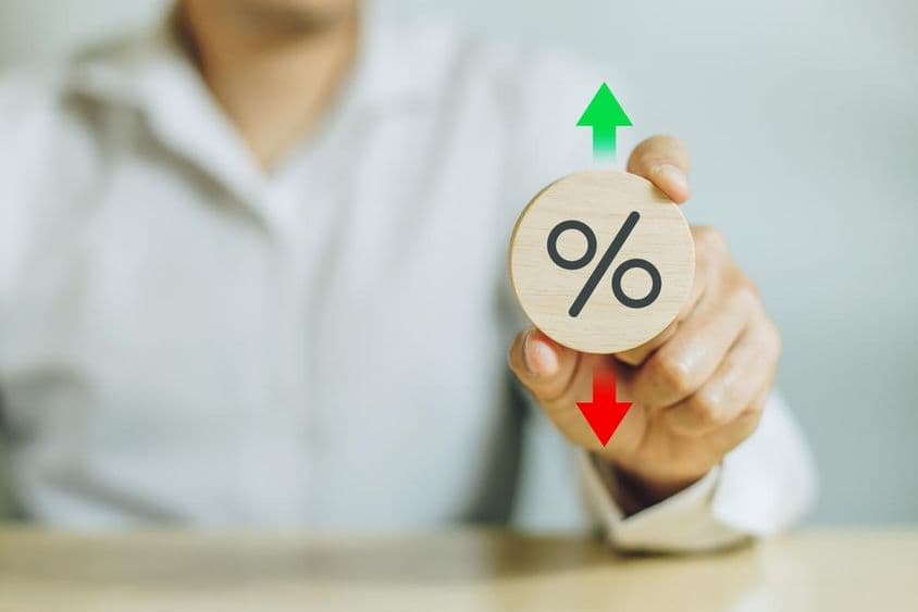 जीडीपी प्रतिशत परिवर्तन हाथ से खींचा गया पेड़ प्रतिशत।