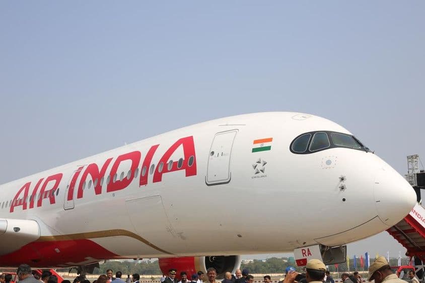 एयर इंडिया का पहला A350-900 विमान।