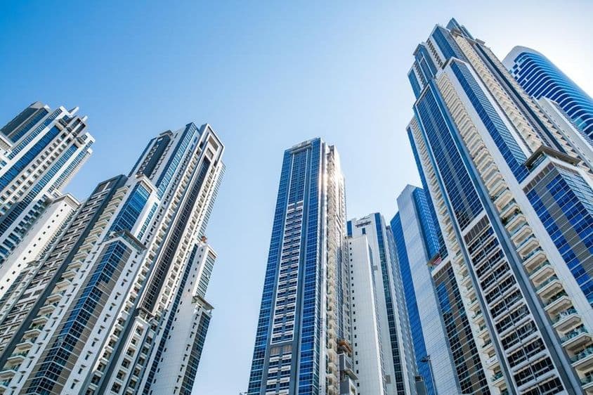 दुबई, संयुक्त अरब अमीरात कार्यपालक टावर्स।