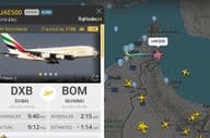 UAE५०० लाइव उड़ान ट्रैकिंग मानचित्र