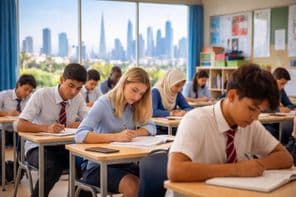 कक्षा में छात्र