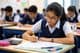 दुबई में परीक्षा देने वाले छात्र