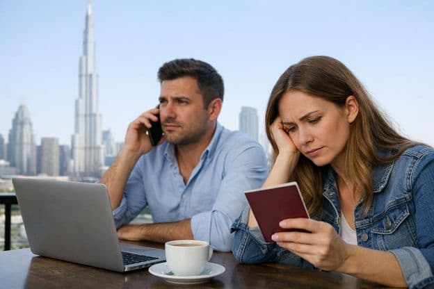 दुबई से अनिश्चित वापसी