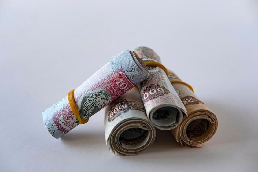 यूएई दिरहम मुद्रा और सिक्कों का संग्रह