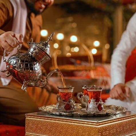 दुबई चाय का दृश्य